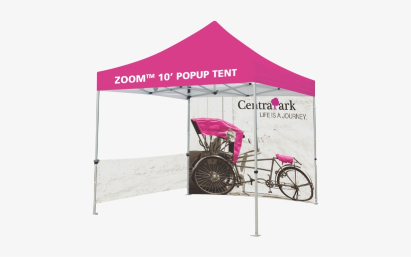 Custom Printed Zoom 10 Popup Tent - Custom Thunder Double-sided Outdoor Banner Scrim Vinyl, transparent png