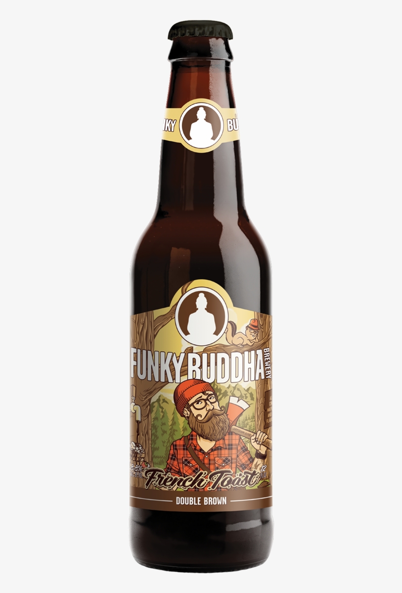 French Toast Double Brown Ale By Funky Buddha Brewery - Funky Buddha Sticky Treats, transparent png