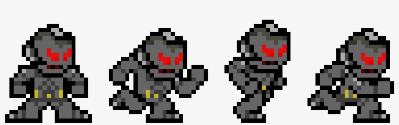 Ultron - Ge Animation Mega Man 10 Running With Buster Sticker, transparent png