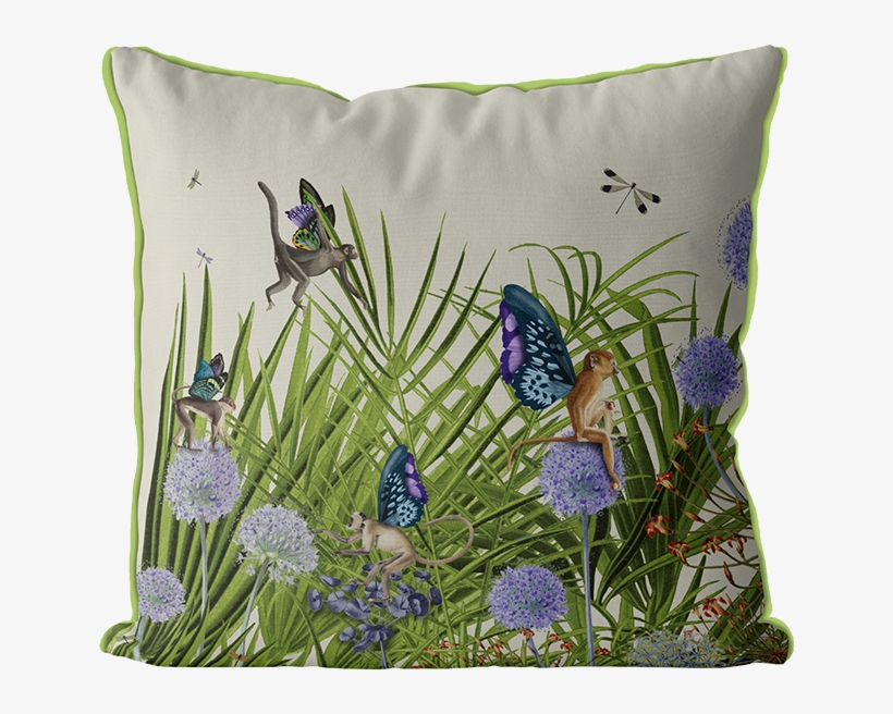 /img/sku200218 - Fabfunky Home Decor Monkey Canopy Decorative Cushion, transparent png