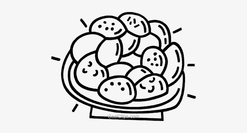 Plate Of Cookies Royalty Free Vector Clip Art Illustration - Cookie, transparent png