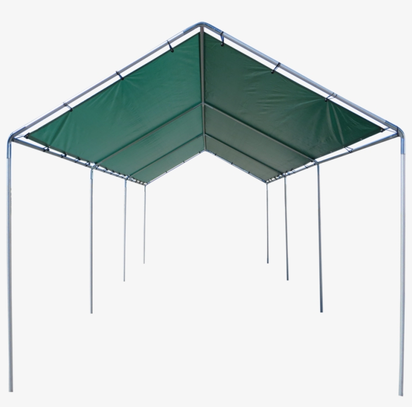 Steel Frame Standard Canopy Png Canopy Frame Fittings - 12' X 24' Standard Top Cover (for 10' X 24' Frames), transparent png