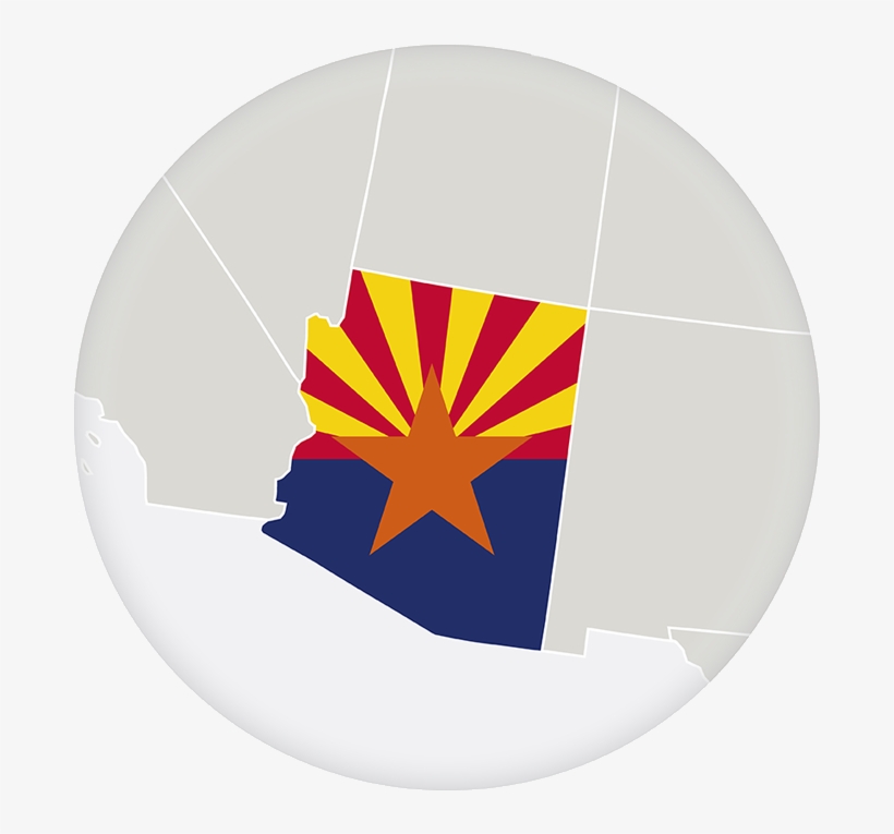 Az Schools Now Representing Arizona's Public Education - Arizona Flag Heart, transparent png