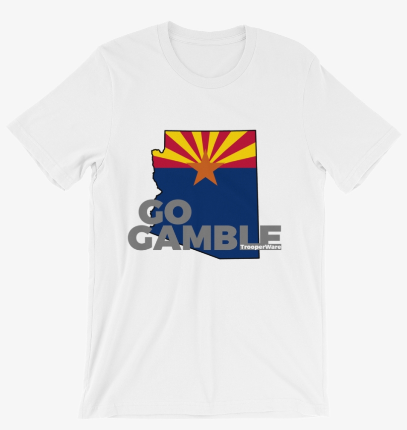 Arizona Go Gamble T-shirt - Arizona State Flag, transparent png