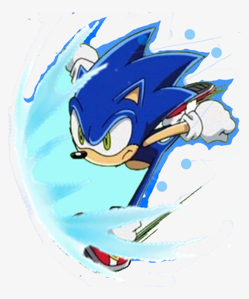 Sonic Running Lv2 Sonic Boost - Sonic The Hedgehog, transparent png