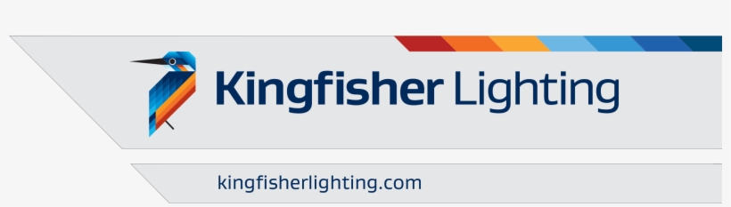 Kingfisher Banner Title - Electric Blue, transparent png