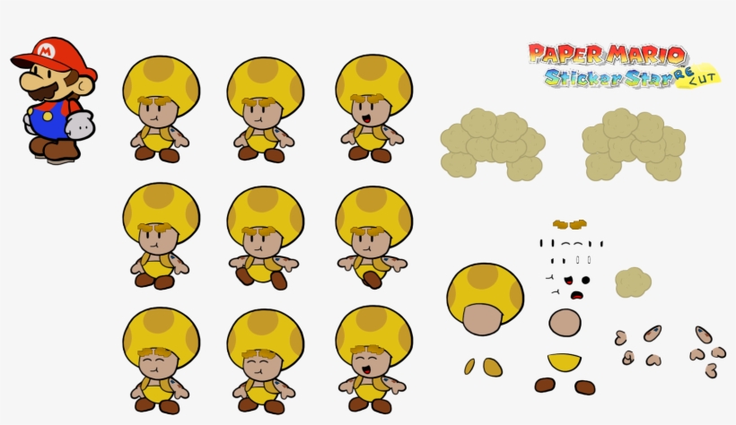 Ossi T - Paper Mario Sticker Star Recut, transparent png