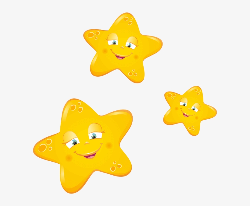 Smiling Starlets - Stelline Colorate, transparent png