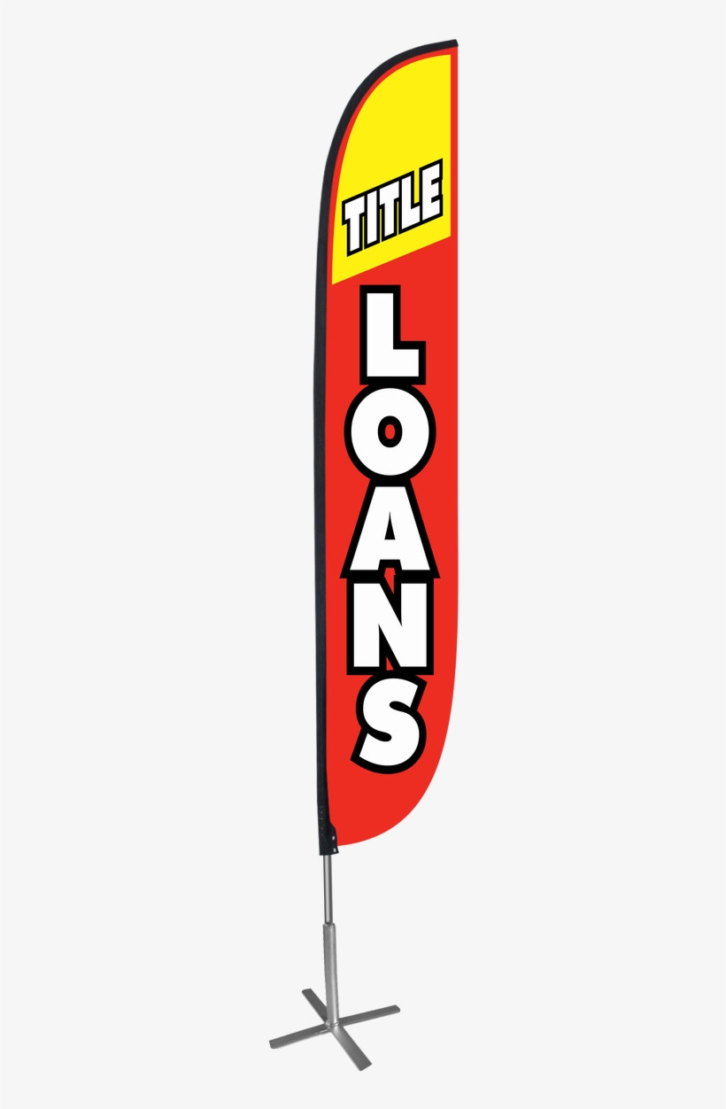 Sale - Lookourway Title Loans Feather Flag Complete Set, transparent png