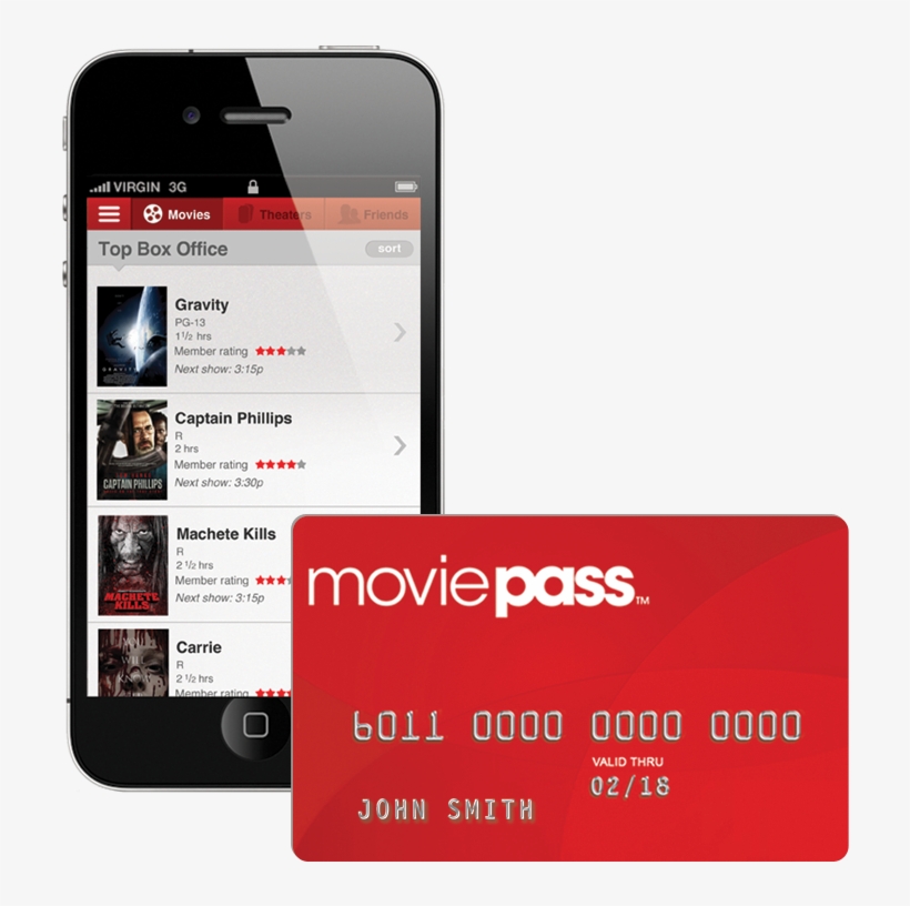 The New Moviepass Allows Subscribers Unlimited Visits - Iphone 4, transparent png