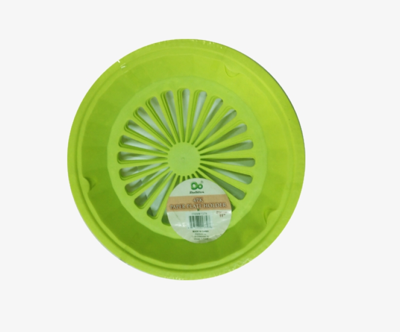 4pk Paper Plate Holders Green - Reusable Plastic Paper Plate Holders, transparent png