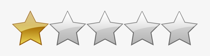 Movie - One Star Rating Transparent, transparent png