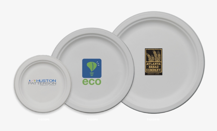 Personalized Eco Friendly Round White Paper Plate 6 - Napkin, transparent png