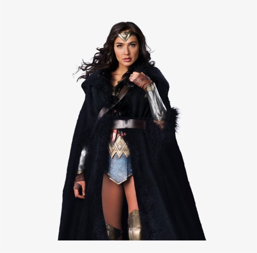Gal Gadot Png Download Image - Wonder Woman With Coat, transparent png