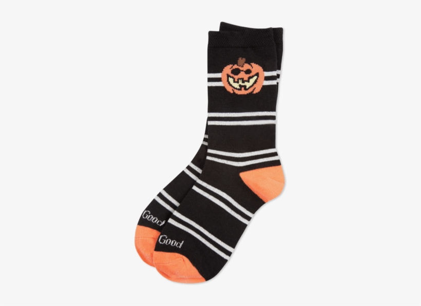 Kids Pumpkin Crew Socks - Life Is Good Kids Pumpkin Crew Socks, transparent png