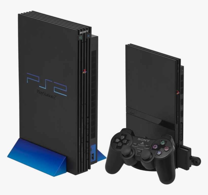 Playstation - Play 2 Fat Vs Slim, transparent png