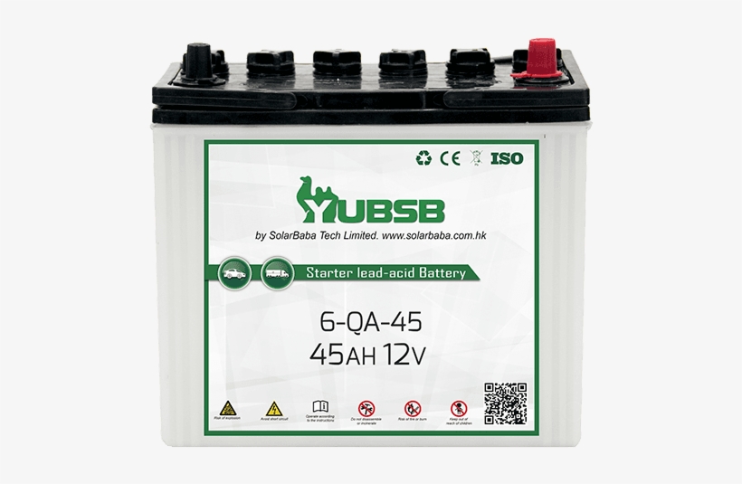 En Series (12v) Standard Car Battery - Electric Battery, transparent png