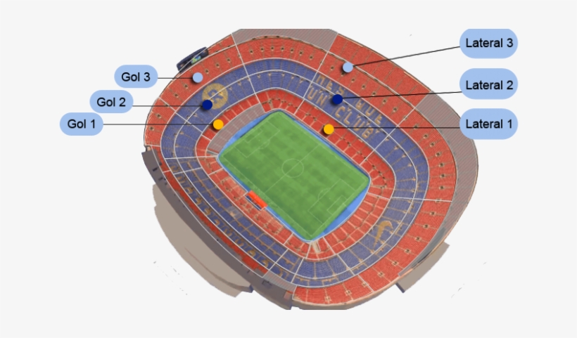 Fc Barcelona Football - Camp Nou Trybuna Gol 1, transparent png