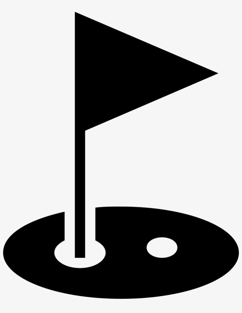 Golf Hole And Flag Comments - Golf Icon Png, transparent png