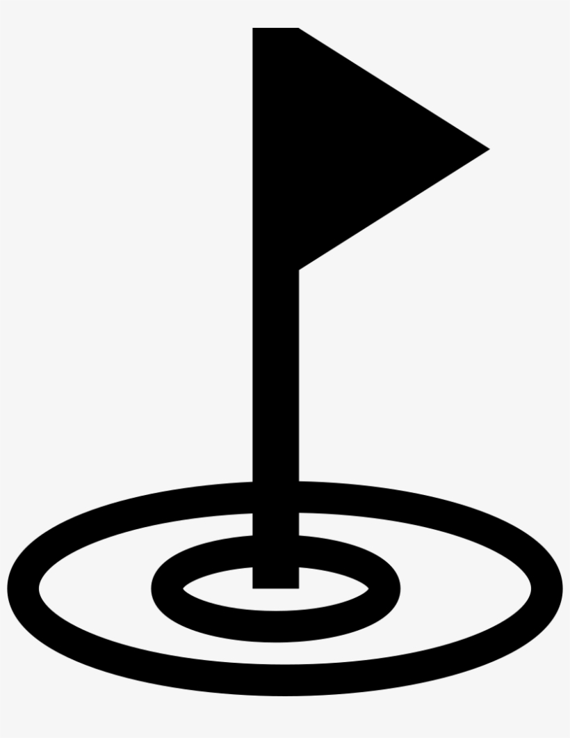 Golf Hole And Flag Comments, transparent png