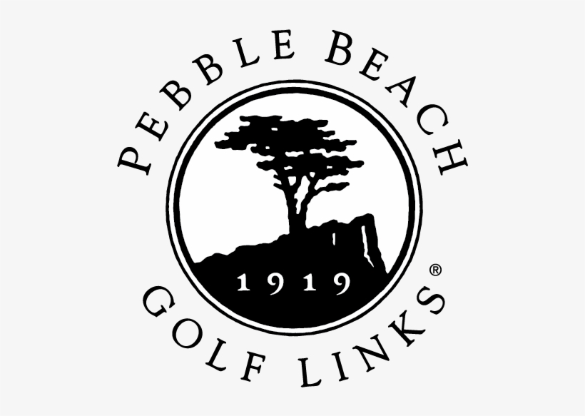 Pebble Clipart The Beach - Pebble Beach Resort Logo, transparent png