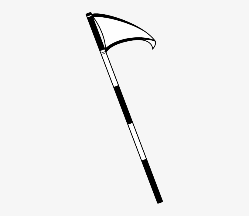 Golf Flag - Golf Flag Clip Art Black And White, transparent png