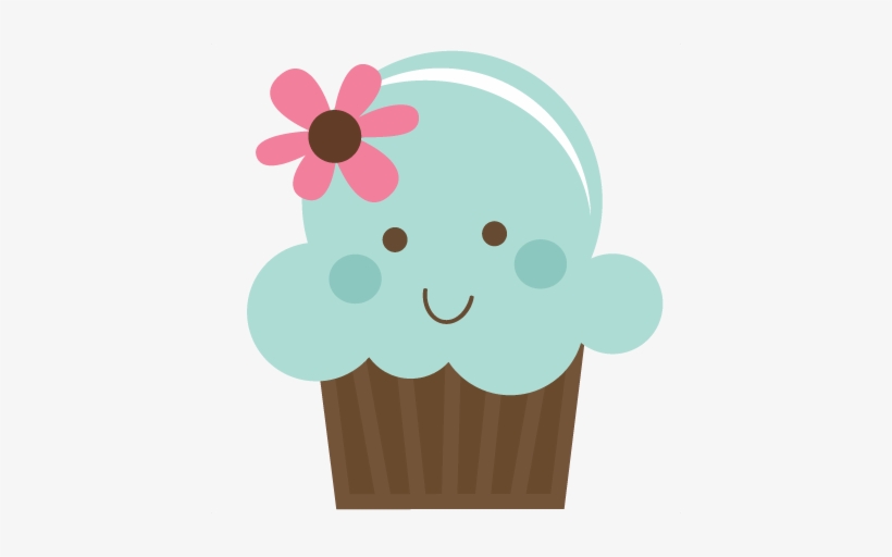 Svg Cutting File For Scrapbooks - Cute Cupcake Clipart Png, transparent png