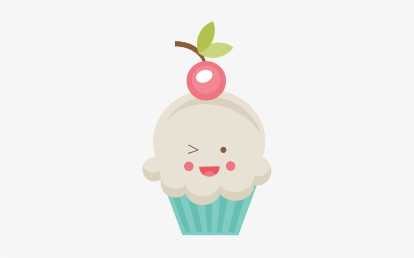 Happy Cupcake Svg Scrapbook Cut File Cute Clipart Files - Cup Cake Cut Png, transparent png