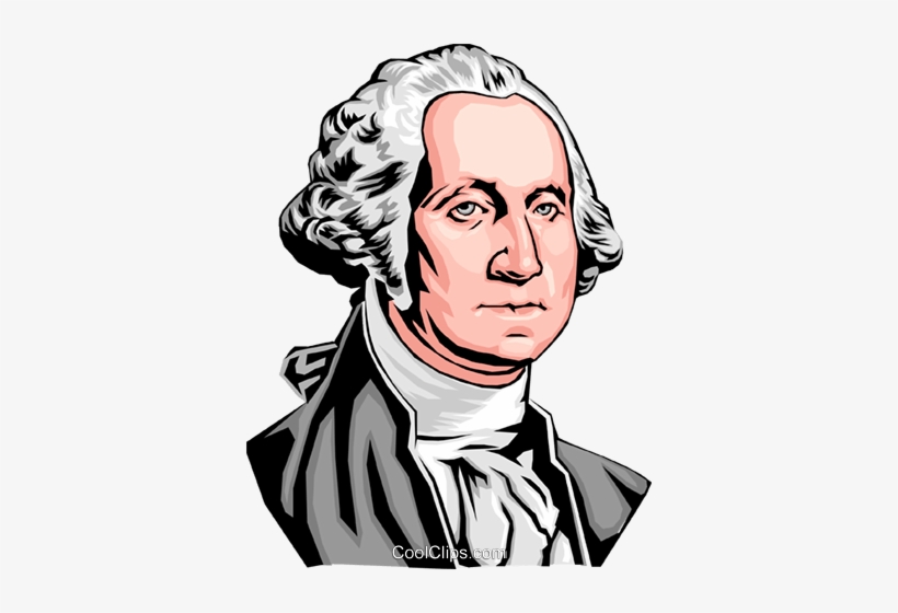 George Washington Royalty Free Vector Clip Art Illustration - George Washington Hair Clipart, transparent png
