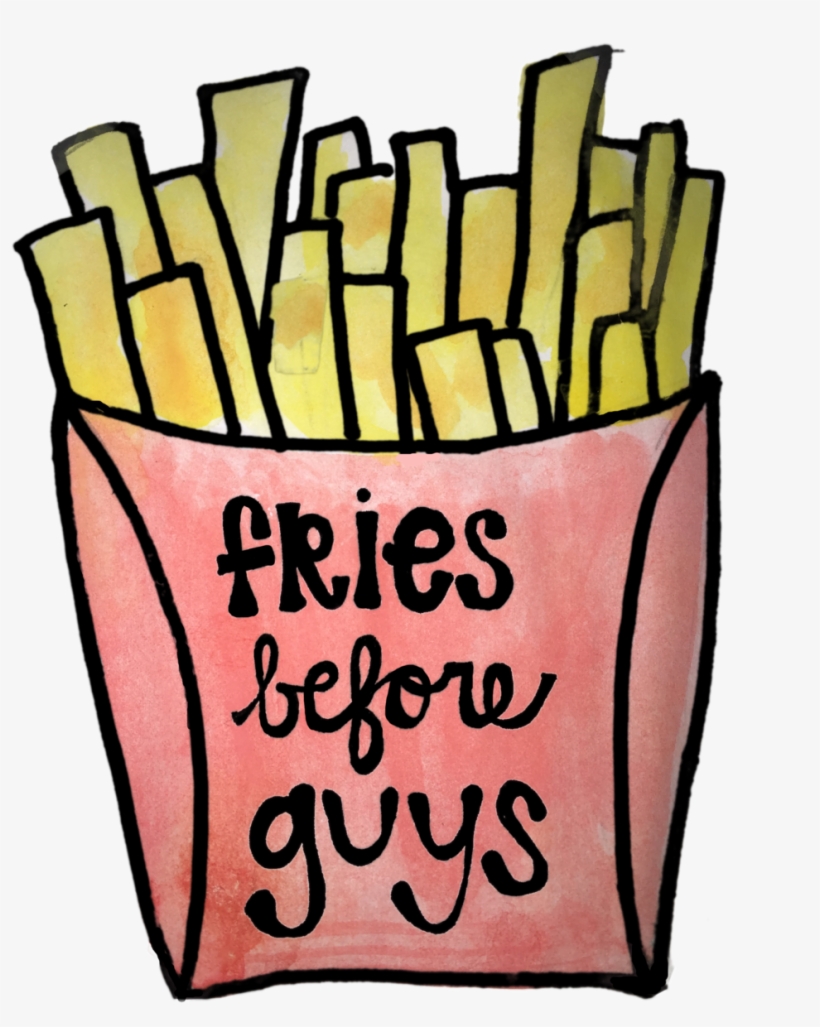 Fries Before Guys Watercolor - Watercolor Painting, transparent png