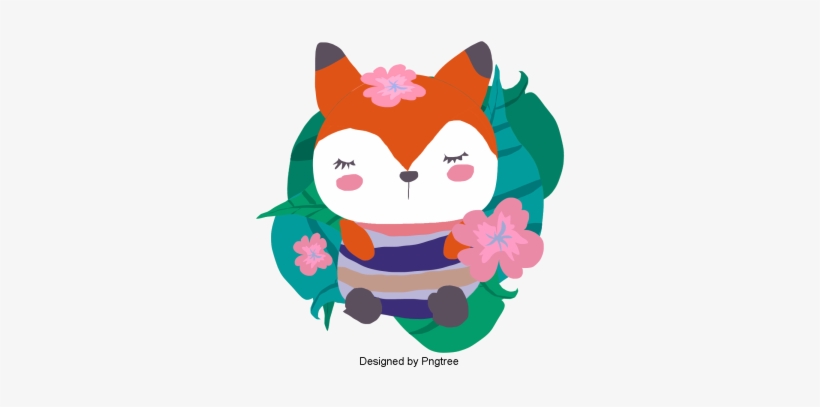 Cute Cartoon Color Animal Baby Design Material, Lovely, - Cartoon, transparent png