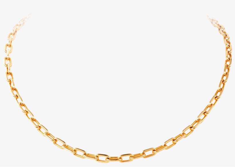 Gold Link Chain Necklace Png - Dây Chuyền Mắt Xích, transparent png