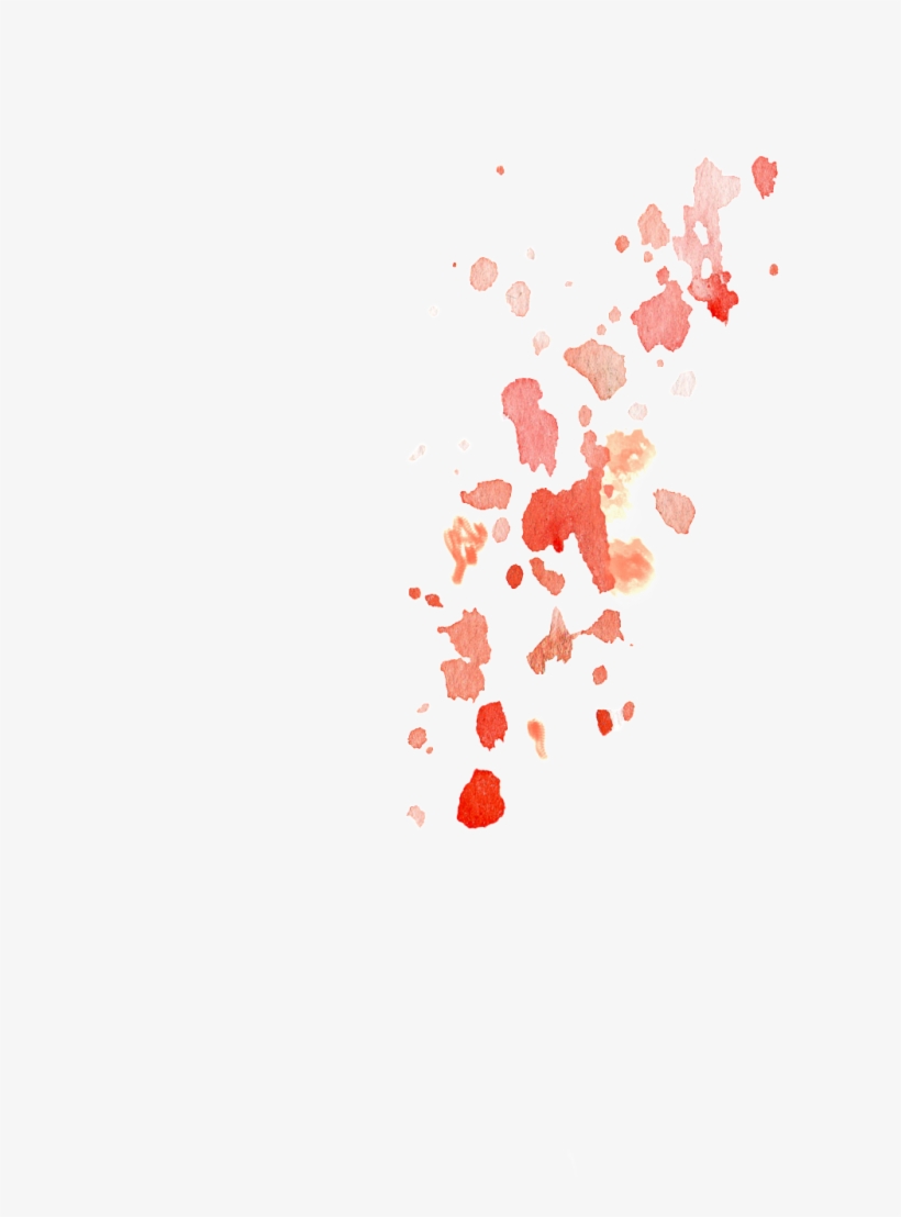 Red Water Drop Watercolor Hand Drawn Transparent - Watercolor Painting, transparent png