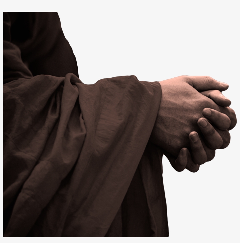 Praying Hands - Zen Monk, transparent png