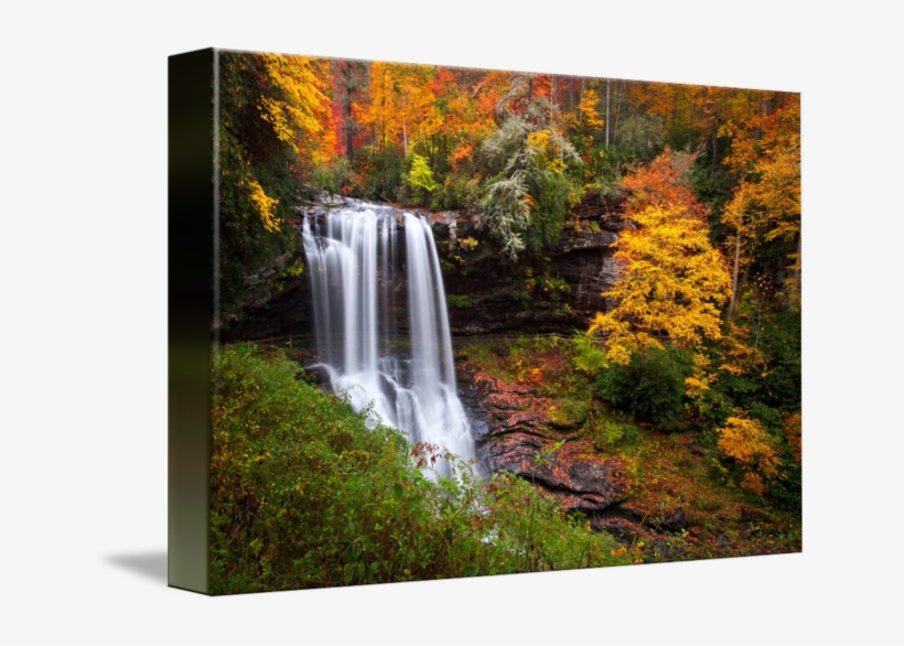 Vector Black And White Autumn At Dry Falls Highlands - Dry Falls, transparent png