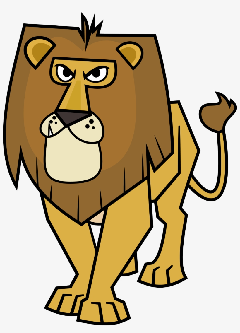 Lion - Cartoon Lion Png, transparent png