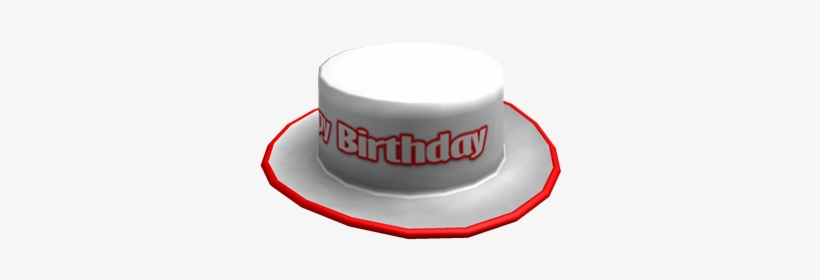 Wide Brimmed Happy Birthday Hat - Birthday Cake, transparent png