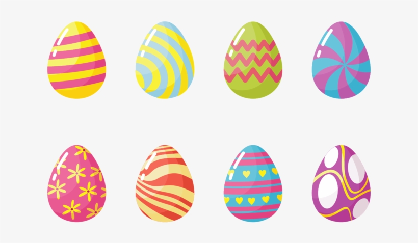 Easter Eggs Icons Vector - Transparent Easter Egg Vector, transparent png