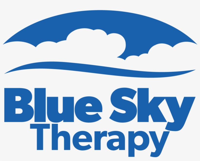 Blue Sky Therapy Logo Blue- Png, transparent png