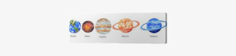 The Planets Of The Solar System On White Background - Amazingwall Sparking Crystal Planet Wall Self Adhesive, transparent png