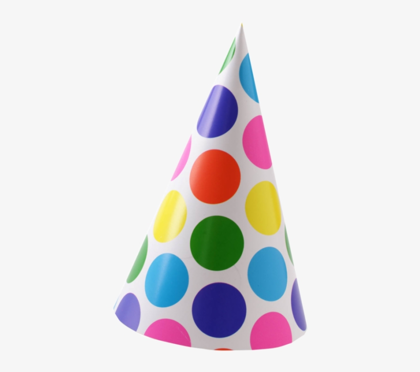 Black And White Download Free Png Image And Clipart - Polka Dot Birthday Hat, transparent png