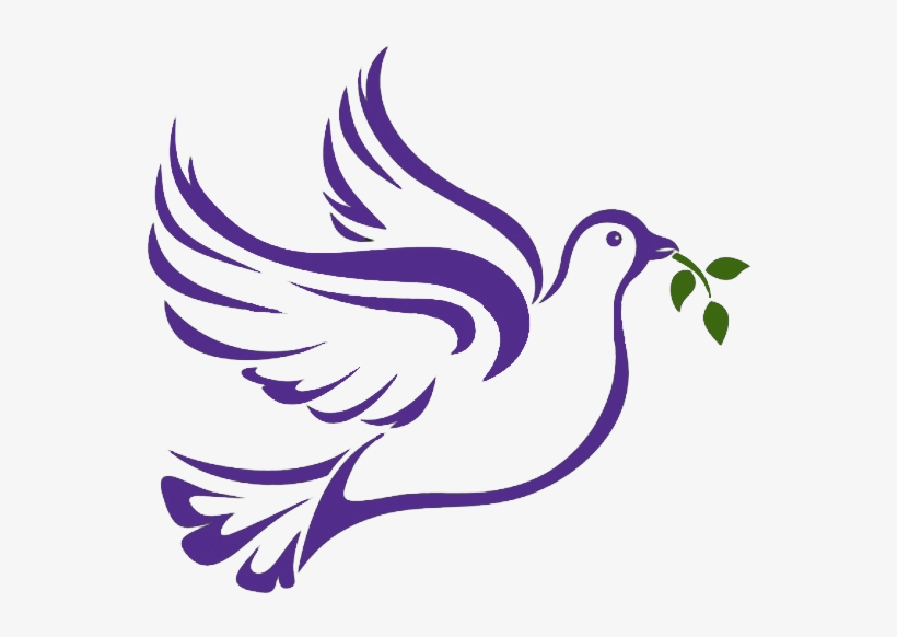 World Peace Bird Png - Templates Envelopes Anniversary Church, transparent png
