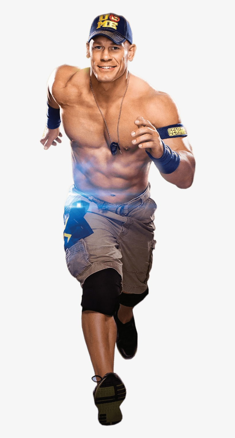 John Cena Running Fast - John Cena Transparent Background, transparent png