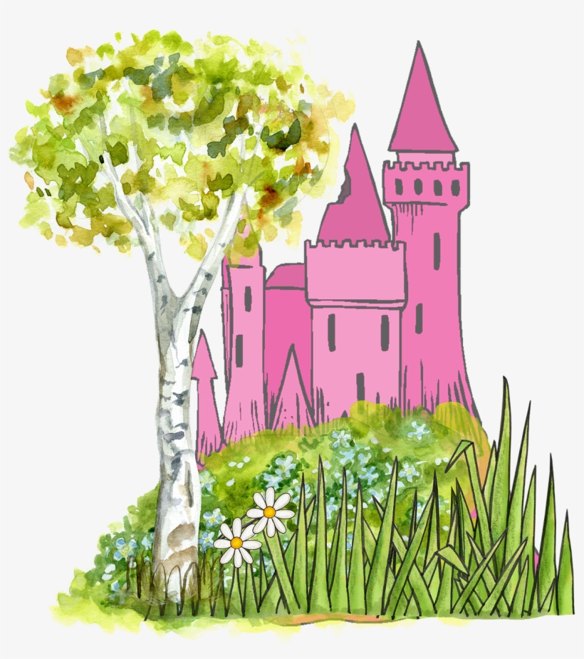 Fairy Land - 3d Rose 3drose Image Of Princess Castle, transparent png