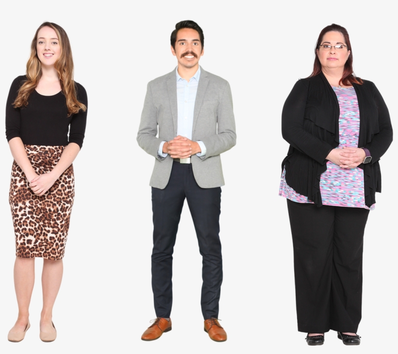 Cutout People Png - People Posing For A Photo Png, transparent png
