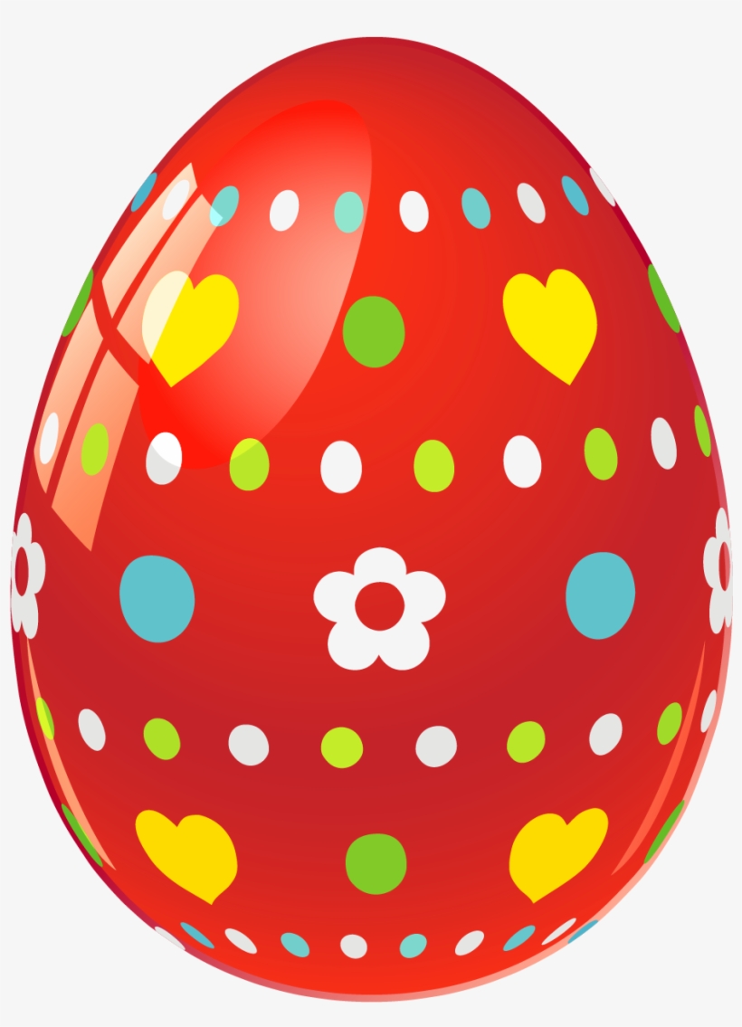 Png Red Egg With - Easter Eggs Png, transparent png
