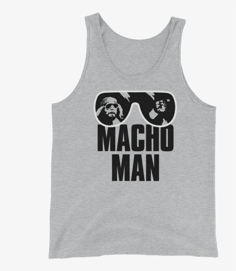 "macho Man" Randy Savage "sunglasses" Unisex Tank - Macho Man Randy Savage Wrestling Legend Sunglasses, transparent png