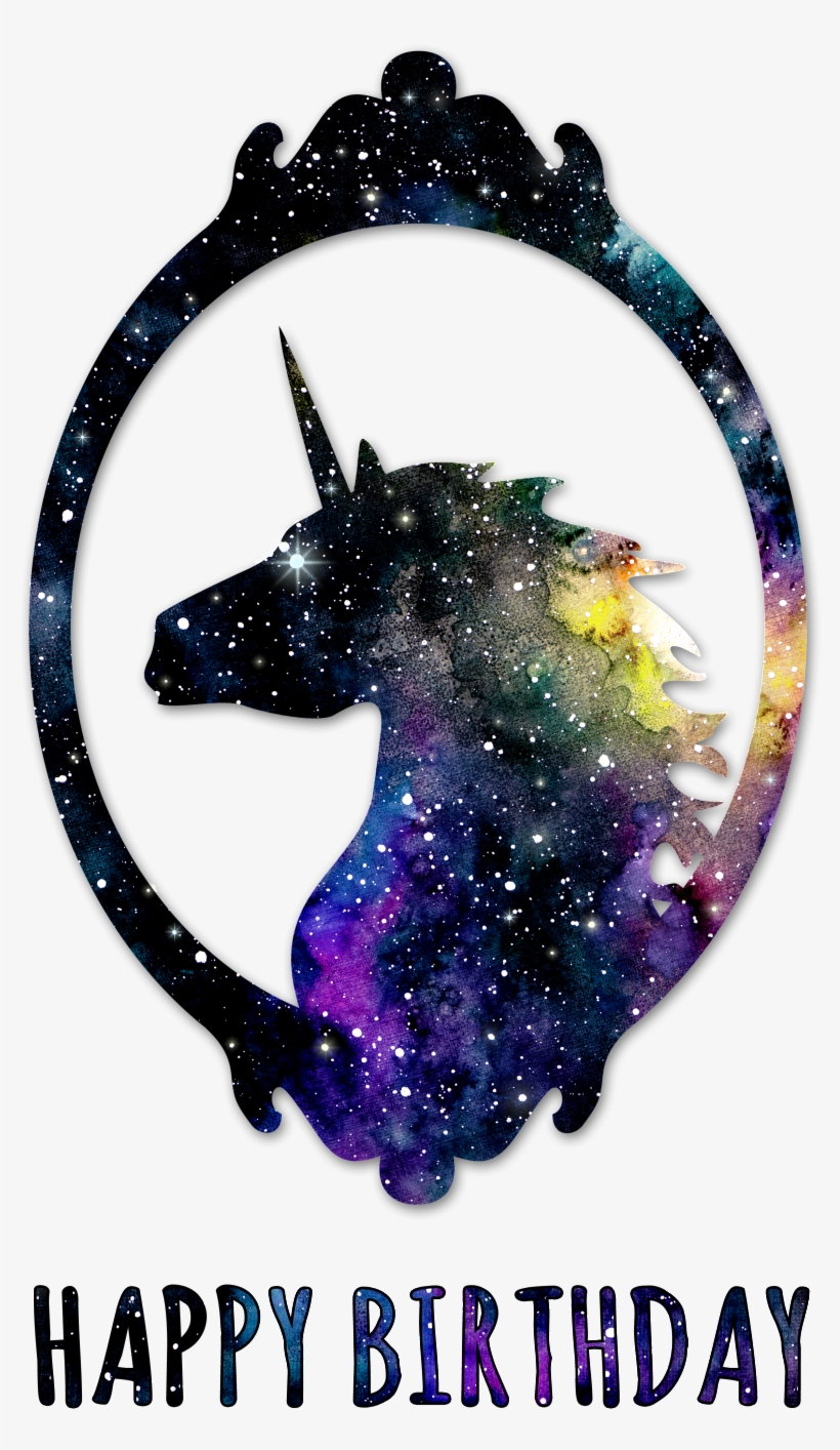 This Graphics Is Hand Painted Starry Unicorn Png Transparent - Imagenes Png De Unicornios, transparent png