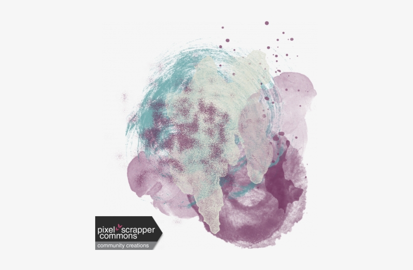 Elegant Autumn Paint Splatter - Digital Scrapbooking, transparent png