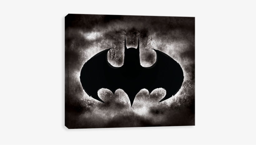 Batman Cloudy Night - Cloudy Canvases By Entertainart - Cloudy Batman Night, transparent png